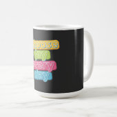 Wähle jeden Tag Freude! Kaffeetasse (VorderseiteRechts)