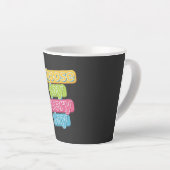 Wähle jeden Tag Freude! Milchtasse (Rechte Ecke)