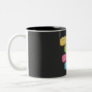 Wähle jeden Tag Freude! Zweifarbige Tasse