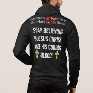 Wähle Jesus Christus!  WÄHLEN SIE KEINE IMPFSTOFFE Hoodie