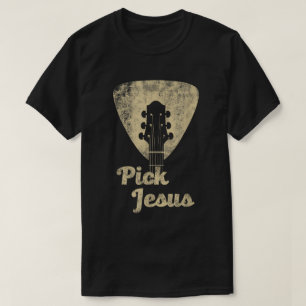 Wähle Jesus Gitarre Christliches T-Shirt