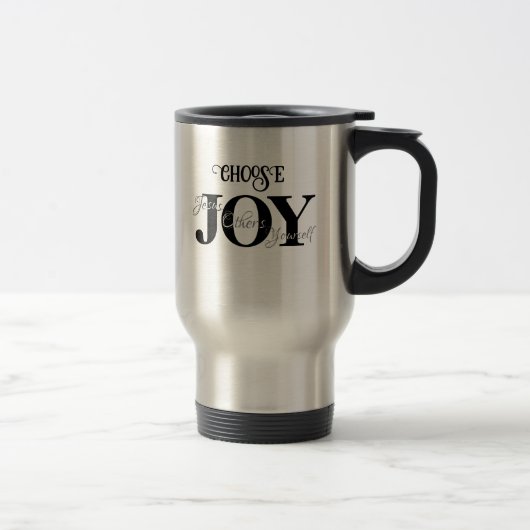 Wähle Joy Jesus, andere, Du selbst reist Mug Reisebecher (Rechts)