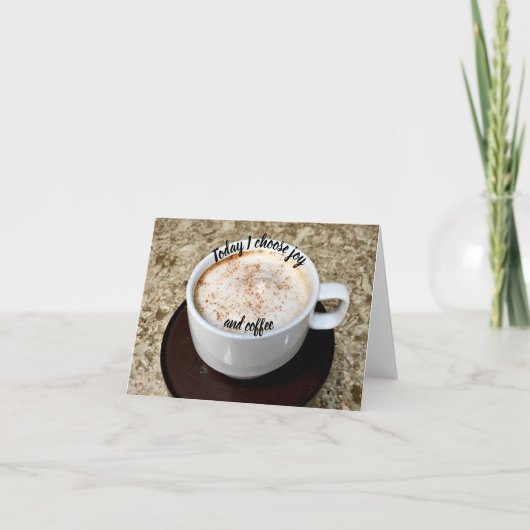 Wähle Joy...und Kaffee. (Vorderseite)