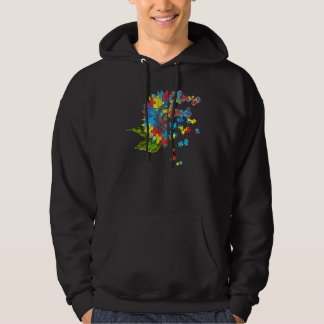 Wähle Kind Autismus Awareness Montag Frauen Sonnen Hoodie