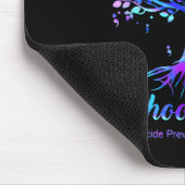 Wähle Lebenspräventionsbewusstsein dankbares Leben Mousepad (Ecke)