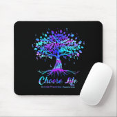 Wähle Lebenspräventionsbewusstsein dankbares Leben Mousepad (Mit Mouse)