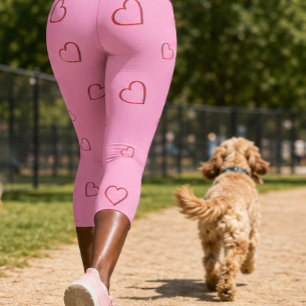 „WÄHLE LIEBE" - PERSONALISIERTE HIGH-WAISTED CAPRI LEGGINGS