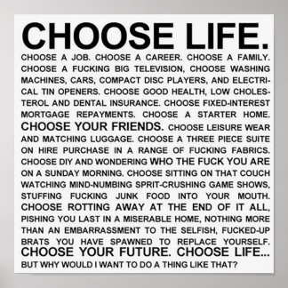 Wähle Life Monolog Poster