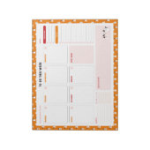 Wähle oder behandle Geister wöchentlich, um Planer Notizblock (Rotiert)