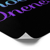 Wähle Oneness Präventionskunst Poster (Ecke)