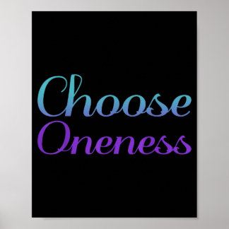 Wähle Oneness Präventionskunst Poster
