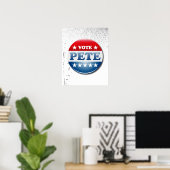 Wähle Pete 2020 Poster (Heimbüro)