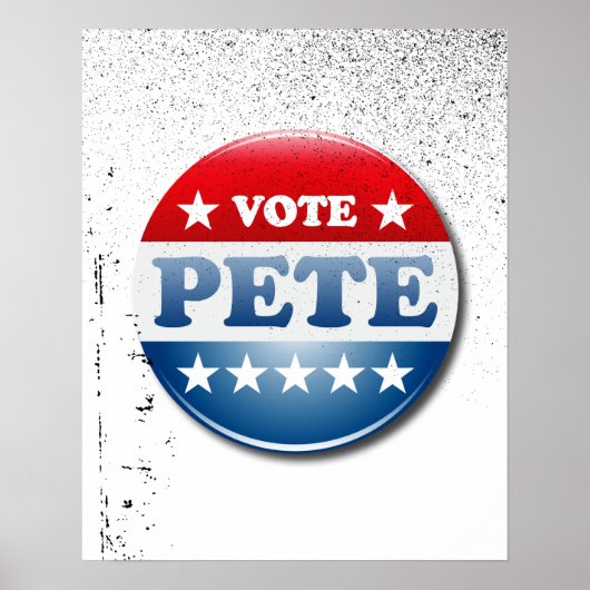 Wähle Pete 2020 Poster (Vorne)