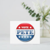 Wähle Pete 2020 Postkarte (Stehend Vorderseite)