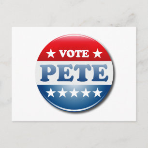 Wähle Pete 2020 Postkarte