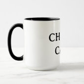 Wähle Ruhe – Minimale Kaffeetasse | Ästhetischer Z (Links)