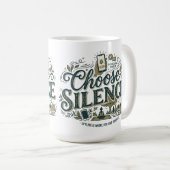 Wähle Stille Kaffeetasse (VorderseiteRechts)