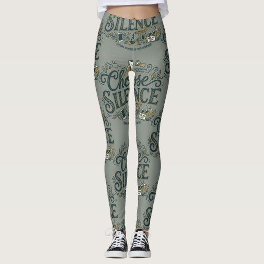 Wähle Stille Leggings (Vorderseite)