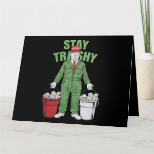 Wähle Trump Müllmann Bleib Schmutzig 2024 Wahl  Karte