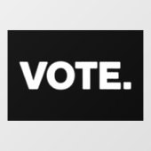 Wahlen 2024 Wahlrecht Fensteraufkleber (Blatt)