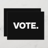 Wahlen 2024 Wahlrecht Postkarte (Vorne/Hinten)