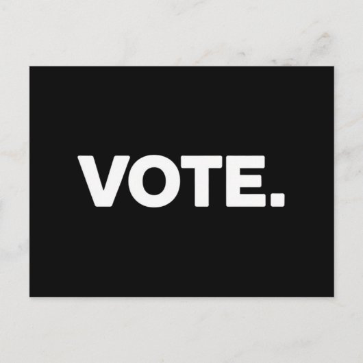 Wahlen 2024 Wahlrecht Postkarte (Vorderseite)