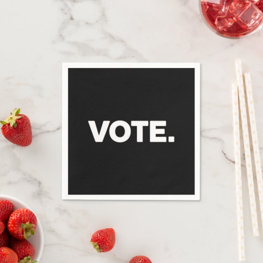 Wahlen 2024 Wahlrecht Serviette (Beispiel)