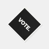 Wahlen 2024 Wahlrecht Serviette (Ecke)