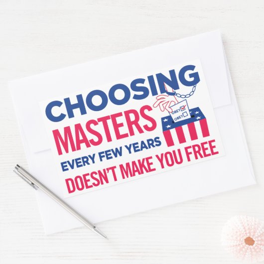 Wählen der Meister, die Aufkleber wählen (Umschlag)