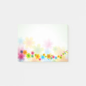 Wahlen des Blumen-Dekor-54 Post-it Klebezettel (Vorderseite)