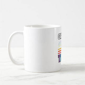Wahlen für Trump LGBT Pride Gay Rainbow Flag Kaffeetasse