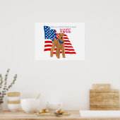 WÄHLEN GEHEN POSTER (Küche)