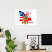 WÄHLEN GEHEN POSTER (Heimbüro)