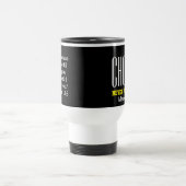 WÄHLEN NIE FORSAKEN | Hebräische 13:5 SCHWARZE Reisebecher (Mittel)