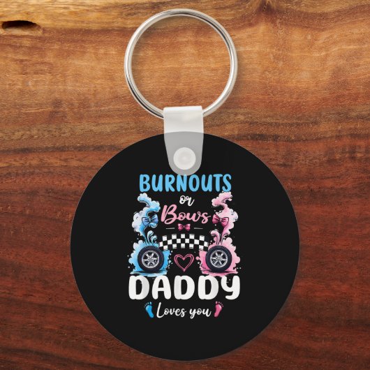 Wahlen oder Bows Daddy Liebe Sie Geschlecht offenb Schlüsselanhänger (Vorderseite)