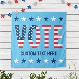 Wahlen Rot Weiß und Blau USA Wandteppich