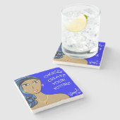 WAHLEN SCHAFFEN IHRE ZUKUNFT STEINUNTERSETZER (Seitenansicht)