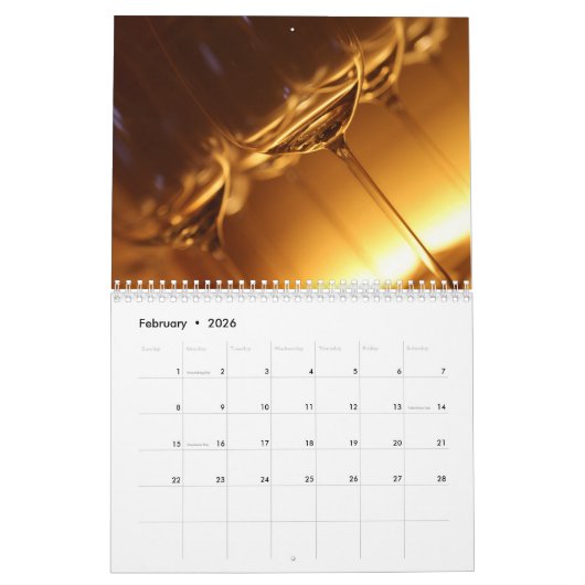 Wählen Sie 2019, 2020, 2021 - Der Weinwall-Kalende Kalender (Feb 2026)
