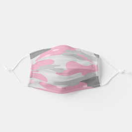 Wählen Sie 5 Musterfarben aus| Graurosa Camouflage Mund-Nasen-Maske Aus Stoff
