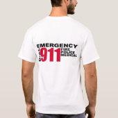 Wählen Sie 9-1-1 T-Shirt (Rückseite)
