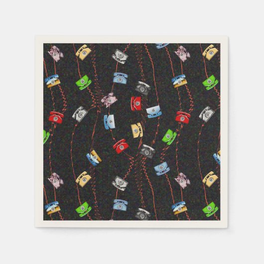 Wählen Sie 9 für eine Außenlinie. Serviette (Vorderseite)