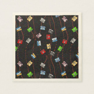 Wählen Sie 9 für eine Außenlinie. Serviette