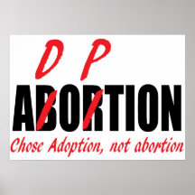 Wählen Sie Adoption nicht Abortionspopster.