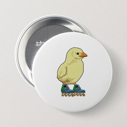 Wählen Sie als Inline-Skater mit Inline-Skaten aus Button (Vorne & Hinten)