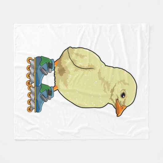 Wählen Sie als Inline-Skater mit Inline-Skaten aus Fleecedecke (Vorderseite (Horizontal))