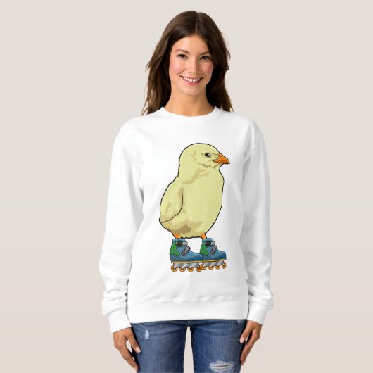 Wählen Sie als Inline-Skater mit Inline-Skaten aus Sweatshirt (Vorne ganz)