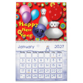 Wählen Sie Anfangsdatums-Bowling Kalender (Jan 2027)