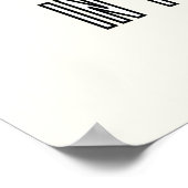 Wählen Sie Arbeit - White Inspiration Zitat Poster (Ecke)