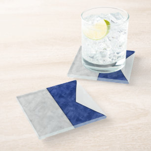 Wählen Sie aus 26 Wasserfarben-Seeflaggen Glasuntersetzer