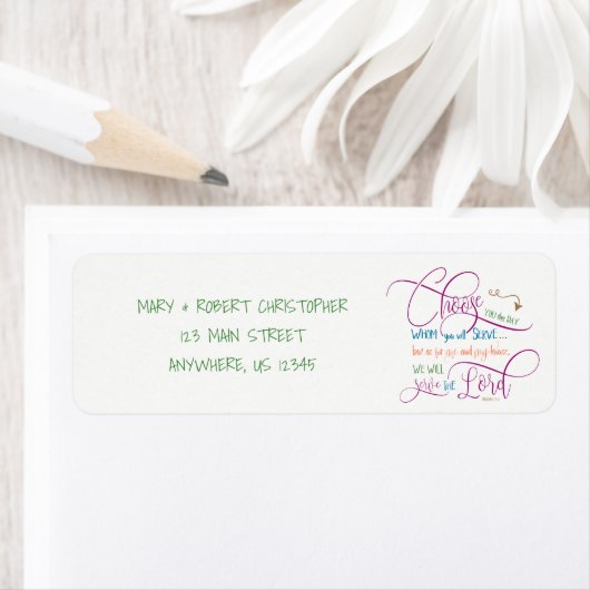 Wählen Sie aus, wem Sie dienen - Joshua 24:15 (Insitu)